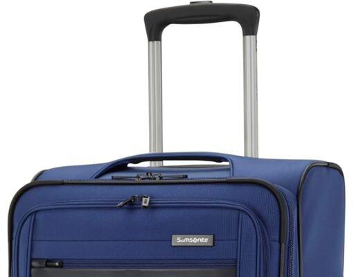 Samsonite Ascella 3.0 Softside Expandable Luggage, Sapphire Blue, CO EXP Spinner