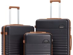 Luggage Sets 5 Piece, Suitcases with Wheels, Hardshell Suitcase Set, ABS Carry on Luggage Set with TSA Lock, Travel Luggage