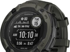 Garmin Instinct 2X Solar, Rugged GPS Smartwatch, Built-in Flashlight, Solar Charging Capability, Multi-Band GNSS, Moss