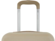 kensie 22″ Graceful Hardside Carry-On Luggage, Light Taupe