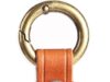 Genuine Leather Airtag Holder Suitable for Apple Airtag Keychain Leather, Small Air Tag Holder with Key Rings, Protective Airtag Case Cover Accessories – Brown V1.0