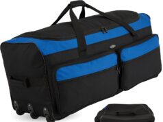 Travelers Club 36″ Asgard 3-Wheel Rolling Duffel Bag