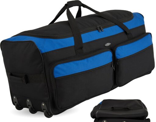 Travelers Club 36″ Asgard 3-Wheel Rolling Duffel Bag