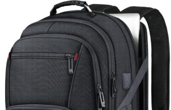 Travel Backpack, Extra Large Backpack, 50L Laptop Backpack for Men, big Backpack, Water Resistant TSA Approved Business Work College School Computer Bag with USB Port, Fits 17 Inch Laptops