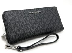 Michael Kors Women’s Continental Wallet, Black, One Size