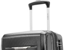 Samsonite Winfield 3 DLX Hardside Luggage with Spinners, Carry-On 20-Inch, Black