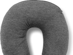 Travelon 2-in-1 Convertible Travel Pillow, Gray, 13 x 8.5 x 3.5